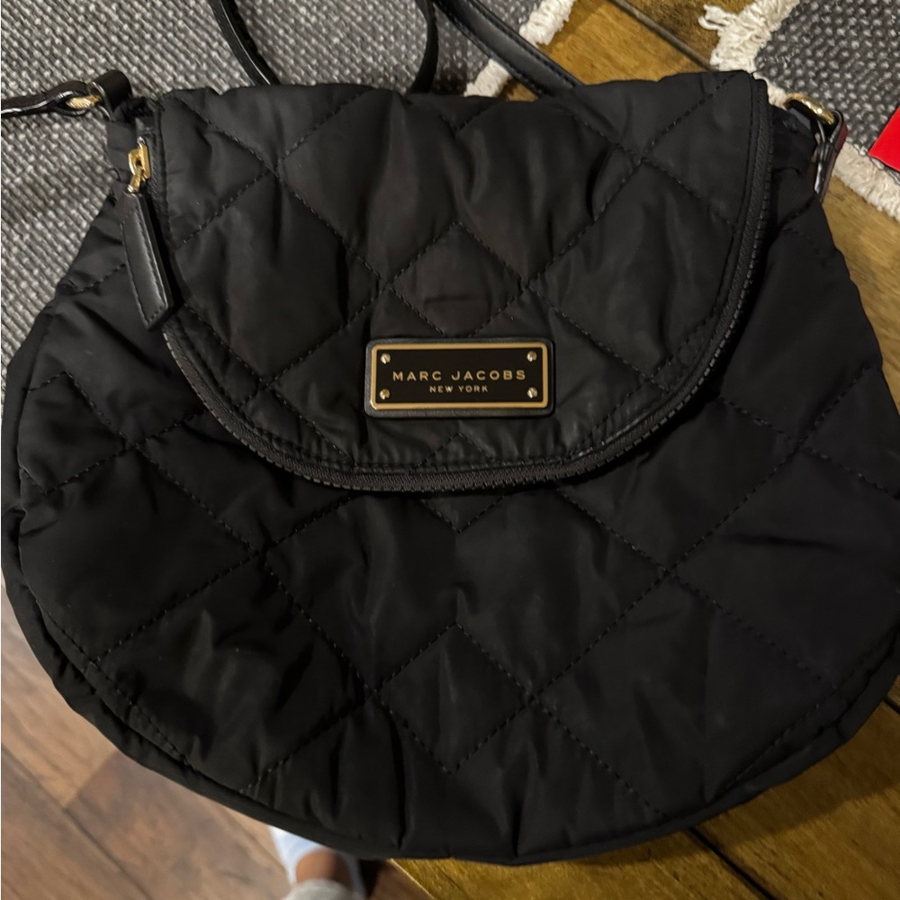 Marc Jacobs Black Quilted Crossbody Bag